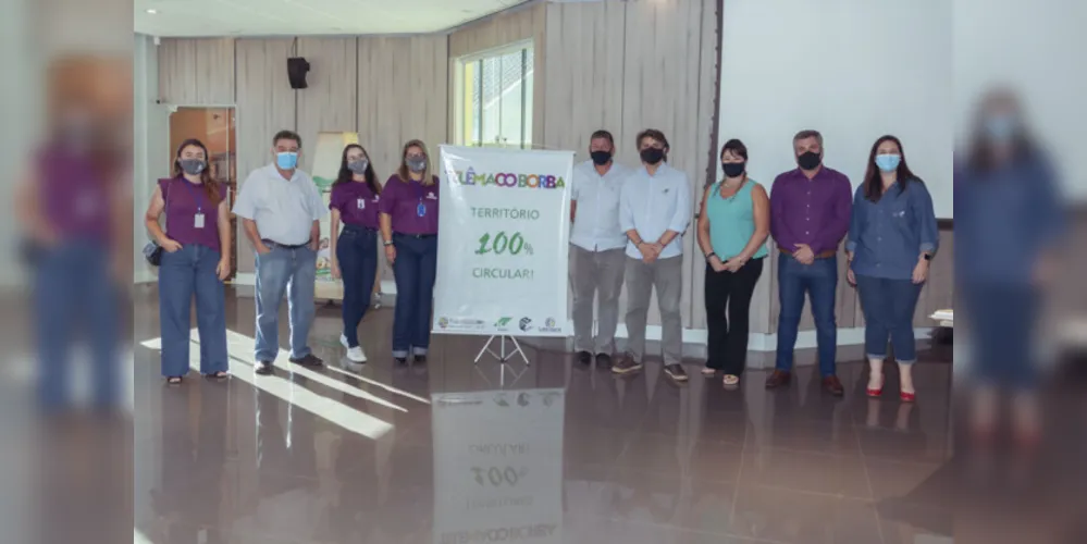 O anúncio do projeto ‘Telêmaco Borba - Território 100% Circular (TC100)’ foi realizado em um evento na sexta-feira (26)
