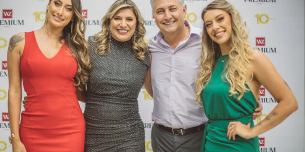 Vanessa, Caire, Paulo e Karin Vaz
