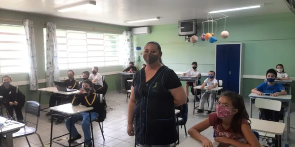 Dinâmica trouxe várias explicações e trabalhos em sala de aula