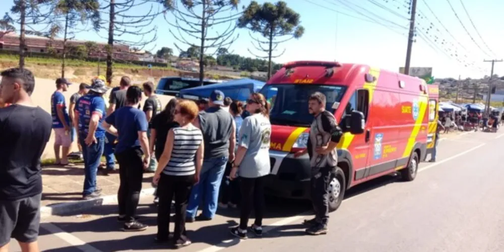 Batida ocorreu na Avenida Visconde de Taunay durante a tarde deste domingo (21)