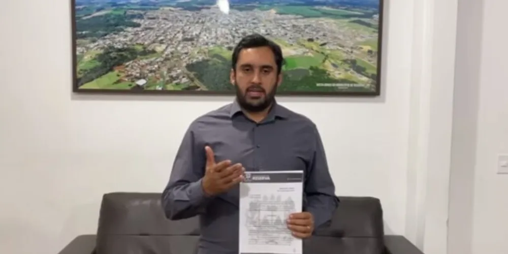 Proposta foi protocolada junto à Câmara Municipal pelo prefeito Lucas Machado
