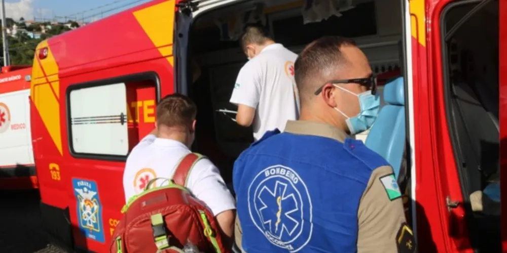 Vítima foi socorrida pelo Corpo de Bombeiros (Siate) no Jardim Europa nesta quarta-feira (24)