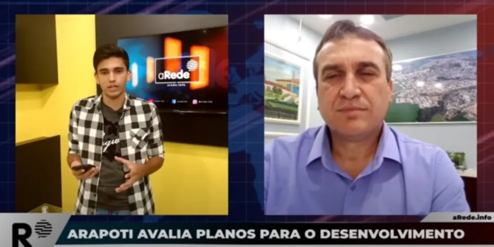 Prefeito Irani Barros concedeu entrevista ao Grupo aRede nesta segunda-feira (29) e falou sobre as expectativas para o futuro do mandato