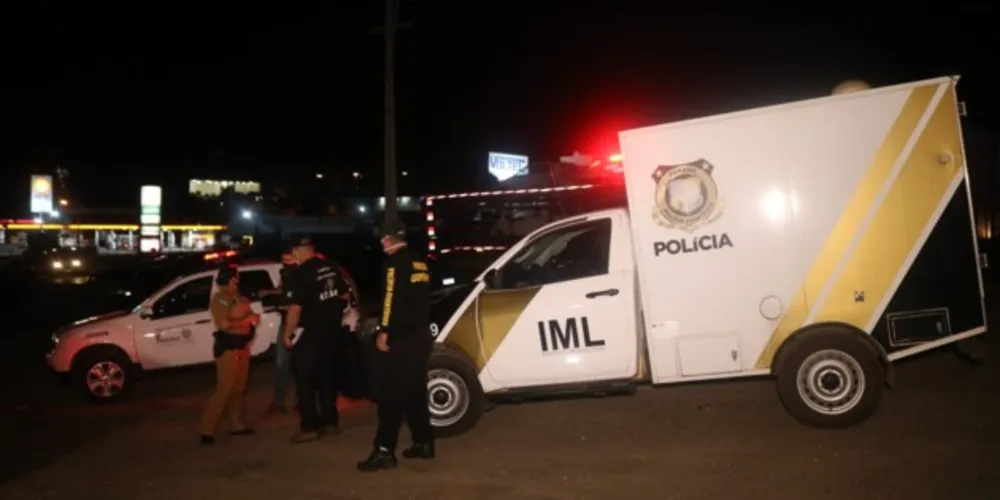 O corpo foi recolhido para o IML de Ponta Grossa