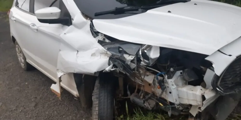 O condutor do FORD/Ka, retornava de uma confraternização