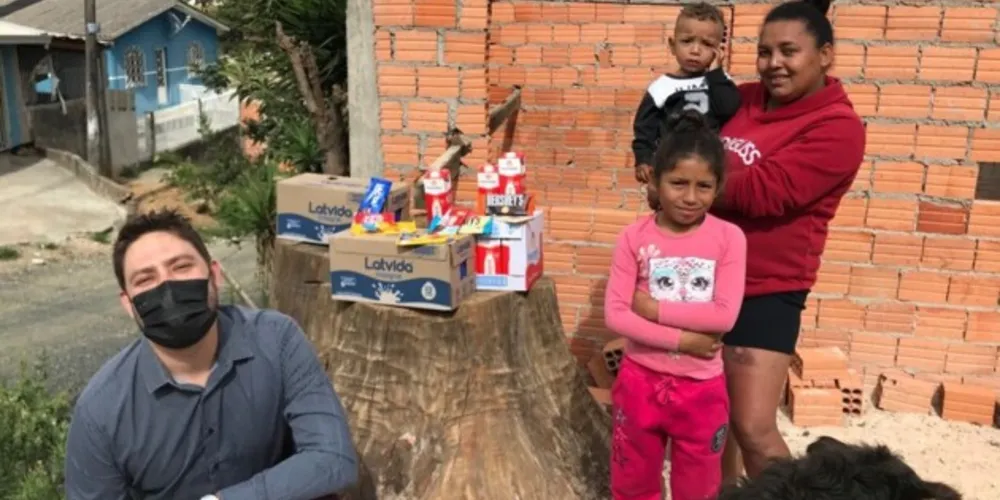 Reportagem publicada no Portal aRede na última semana mobilizou a comunidade, que garantiu a entrega de caixas de leite e chocolates para a família da jovem Thailane