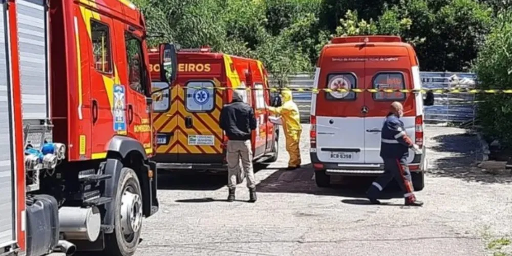 Durante trabalho de reanimação dos bombeiros, a vítima recuperou a consciência
