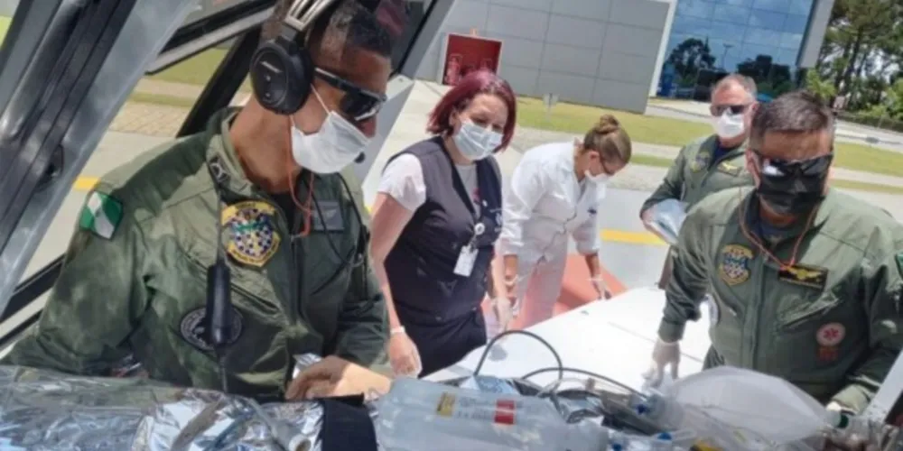 O Batalhão de Operações Especiais Aéreas (BPMOA), prestaram os primeiros atendimentos a vítima.