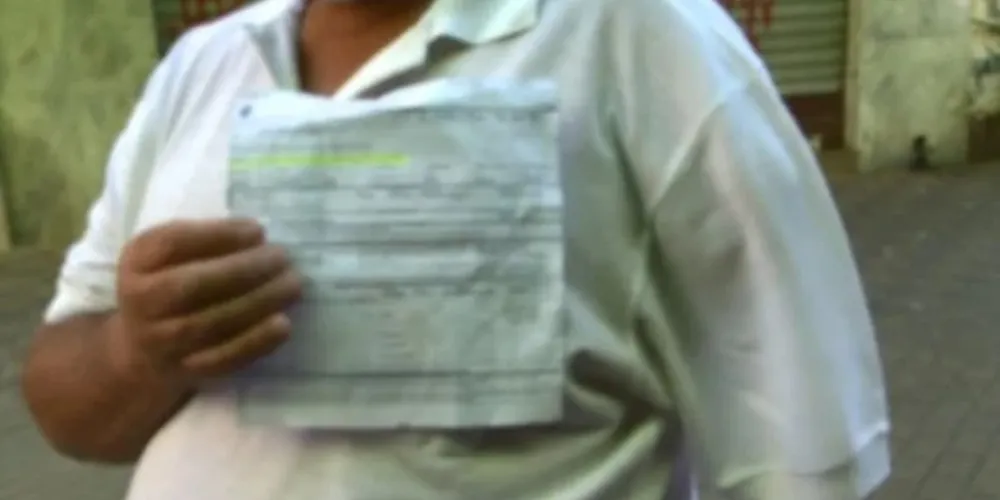 Notificação é referente ao final do ano passado, quando o motorista garantiu estar conduzindo o veículo