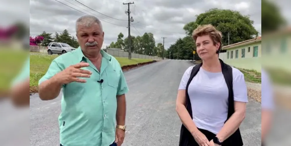 Prefeito Jorge Derbli acompanhou o andamento da 3ª etapa de obras na região de Pinho de Baixo