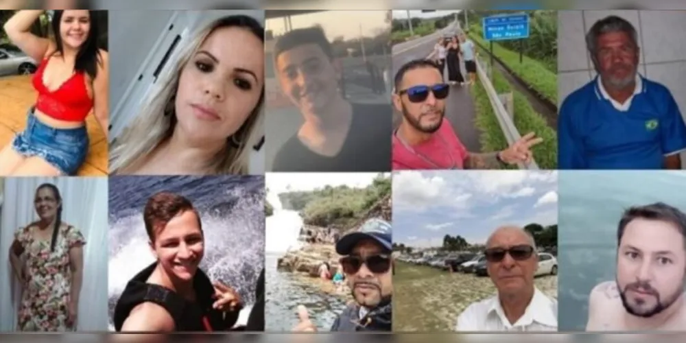 Todas as vítimas fatais, três mulheres e sete homens, estavam na mesma embarcação, denominada Jesus