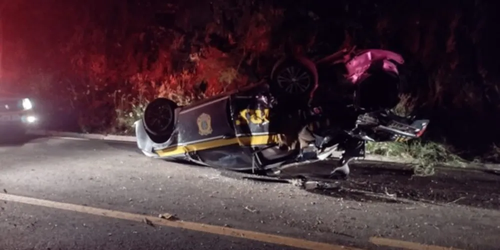 O acidente aconteceu entre Laranjeiras do Sul e Marquinho.