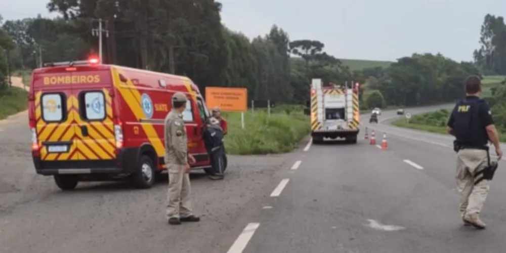 Acidente com morte aconteceu nessa segunda-feira, em Uvaia, na BR-373
