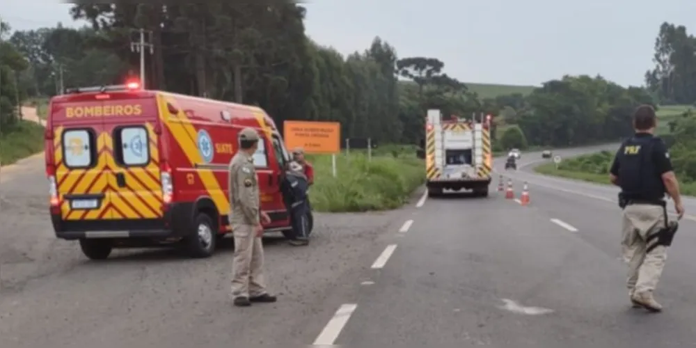 Acidente com morte aconteceu nessa segunda-feira, em Uvaia, na BR-373