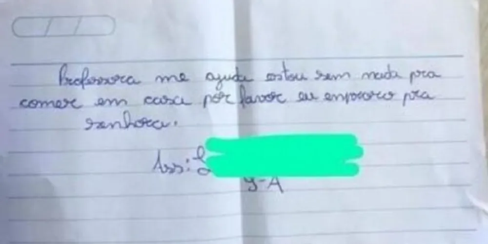 Mari conta que ficou extremamente impactada pelo bilhete, assim que o leu. O mesmo aconteceu com seus amigos, a quem ela decidiu mandar o bilhete imediatamente e pedir ajuda.