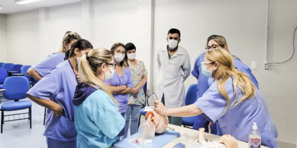 A capacitação abordou o atendimento e ressuscitação cardiopulmonar