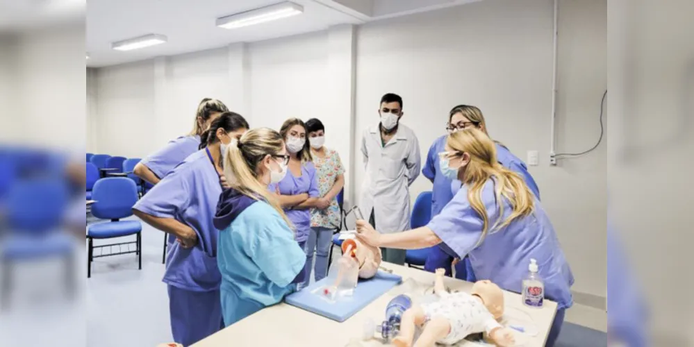 A capacitação abordou o atendimento e ressuscitação cardiopulmonar