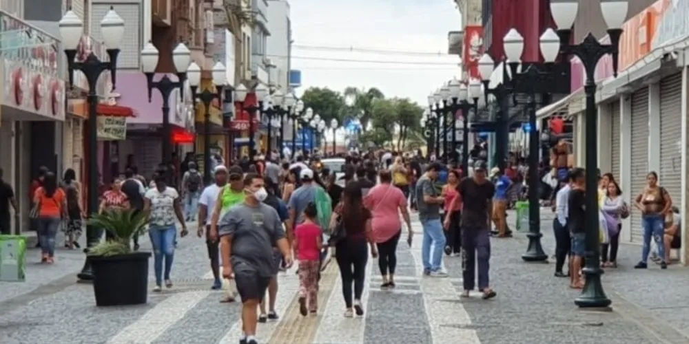 Calçadão de Ponta Grossa