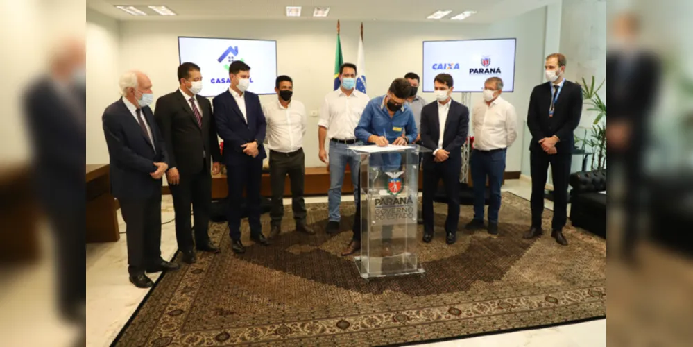 Prefeito Nato Moura (PSD) esteve reunido com o Governador Ratinho Junior na terça-feira (23) para consolidar o projeto