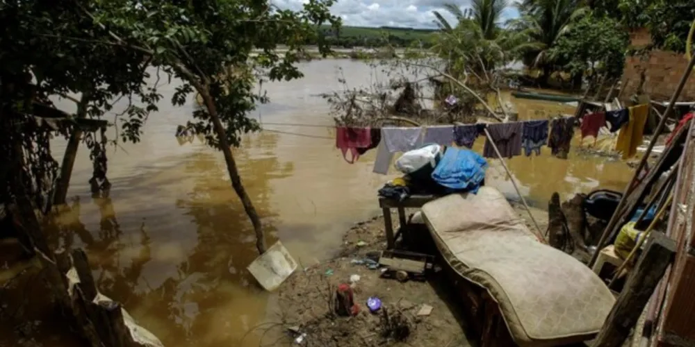 Uma das cidades mais atingidas foi Itabuna, maior município da região sul do estado