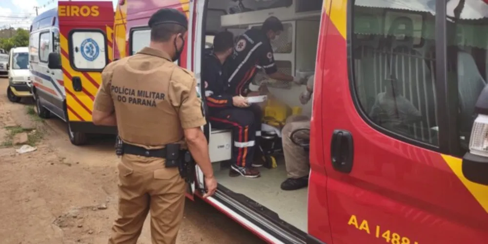 Tentativa de homicídio aconteceu rua Arapoti, região do Jardim Amália, em Ponta Grossa