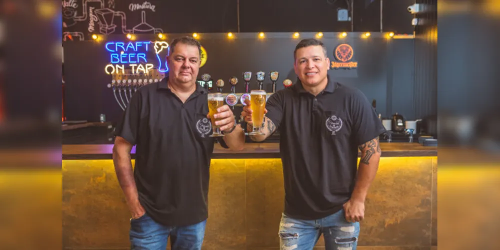 Os proprietários Jackson Steudel e Rodrigo Laureano
