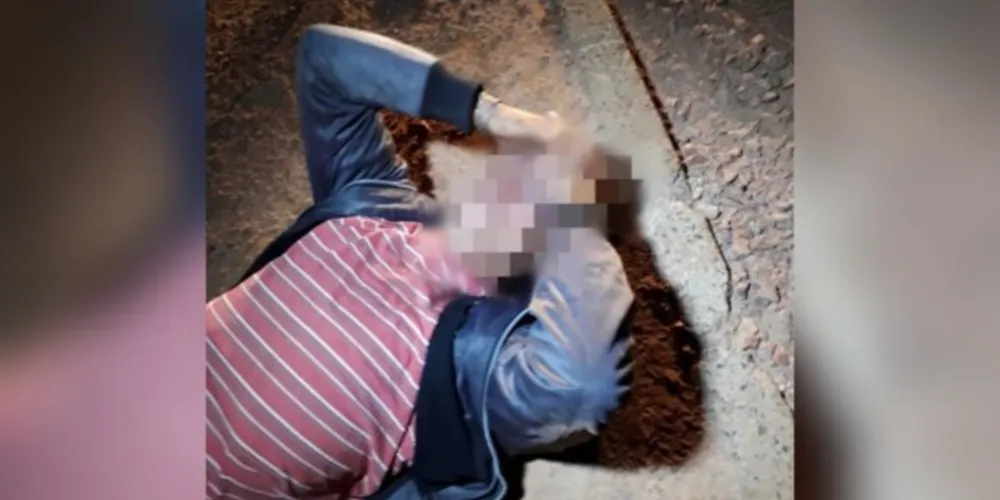 A vítima foi atingida na perna e não soube informar quem teria efetuado o disparo.