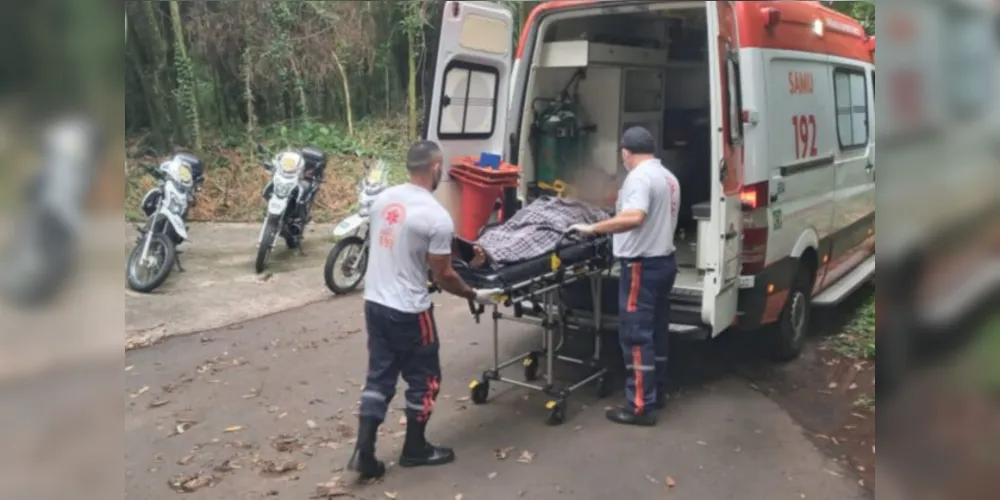 O senhor tinha alguns ferimentos pelo corpo e estava há dois dias sem água e comida

