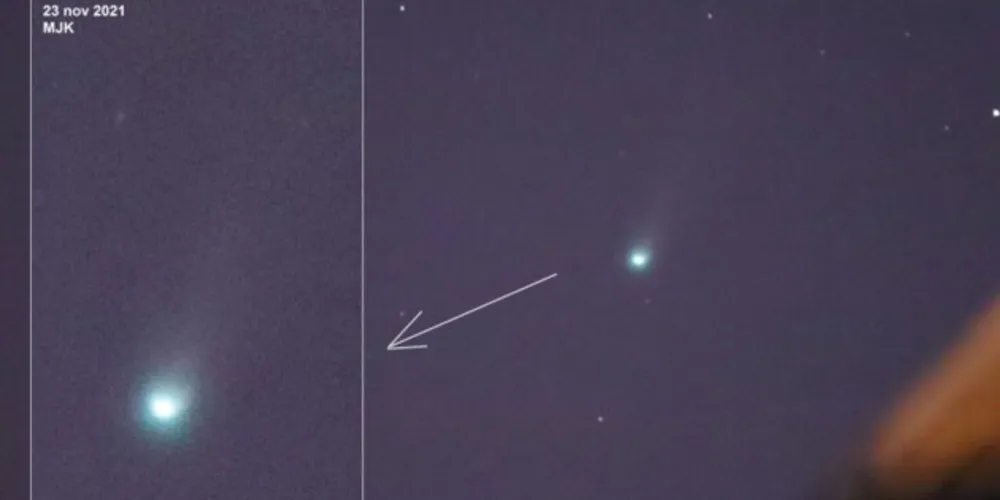 Astrônomos amadores fizeram fotos do cometa e orientam aos interessados como encontrar o corpo celeste