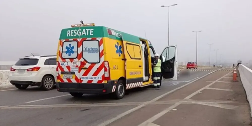 O acidente ocorreu na BR-116, em Fazenda Rio Grande.