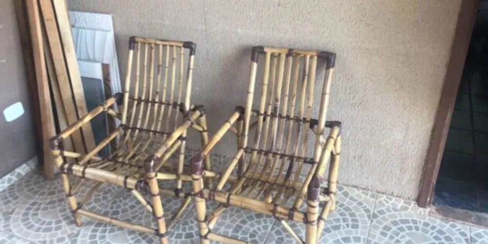 A quadrilha usava móveis de bambu para disfarçar o transporte das drogas.