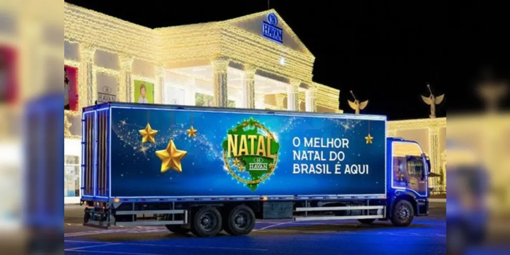Imagem ilustrativa da imagem Carreata de Natal Havan passa por PG hoje