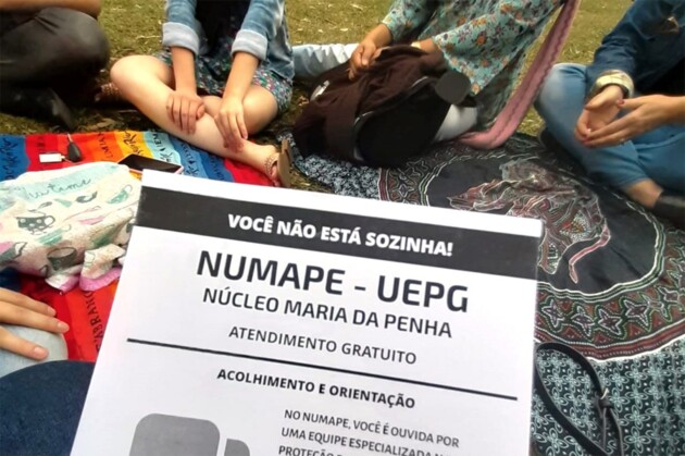 O NUMAPE UEPG está promovendo mais um evento. Este em alusão ao dia 25 de novembro, dia Internacional do enfrentamento a violência contra à Mulher.