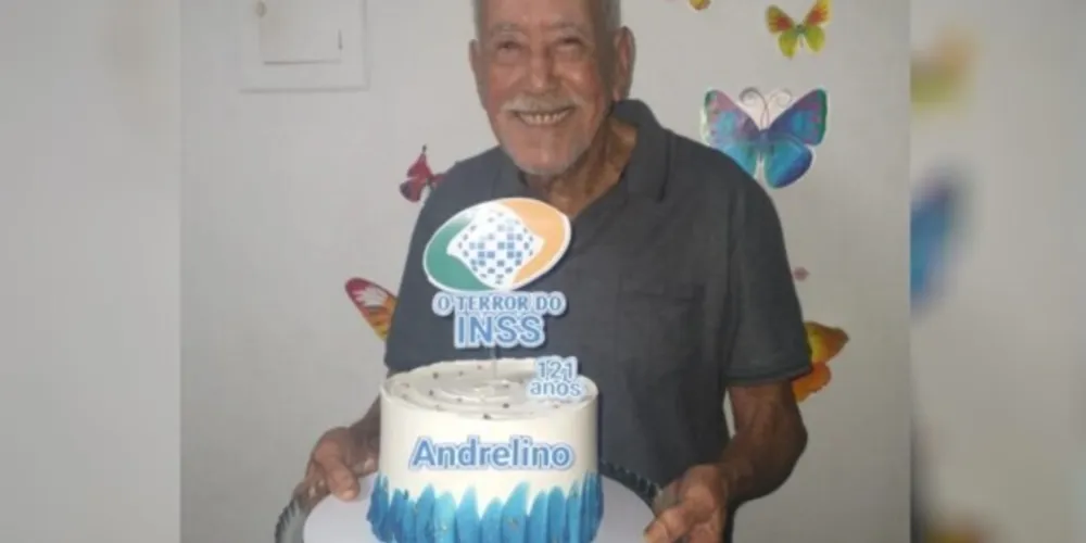 Imagem ilustrativa da imagem Idoso comemora 121 anos e afirma ser o 'terror do INSS'