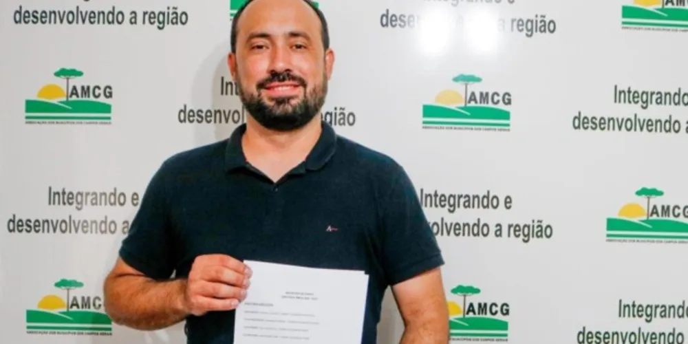 Prefeito de Piraí do Sul, Henrique Carneiro, será o novo presidente da associação