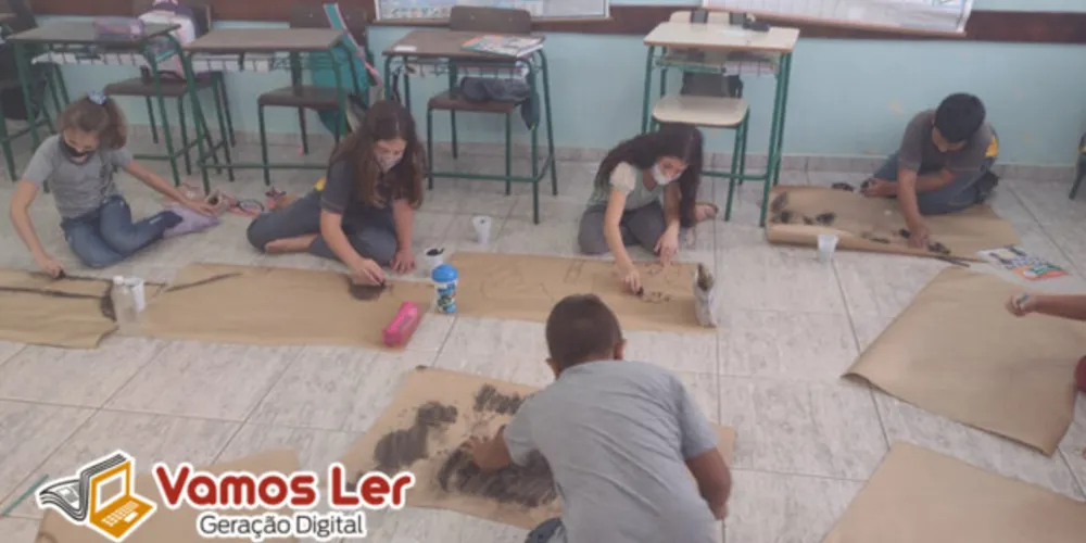 Alunos colocaram a 'mão na massa'