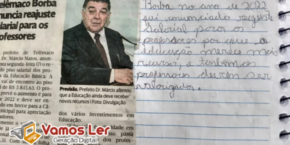 Uso do impresso contribuiu em amplo trabalho