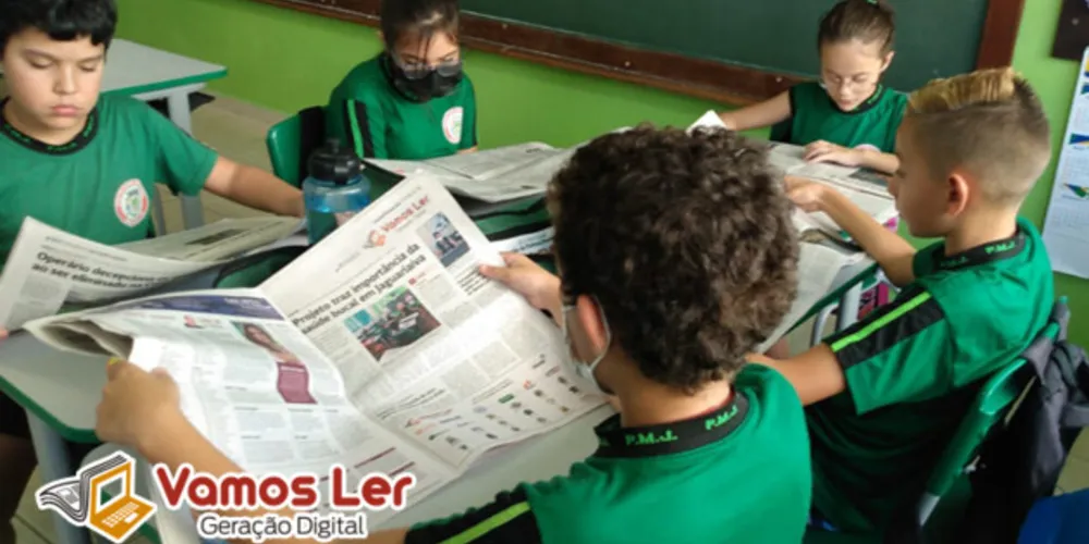 Alunos exploraram impresso para debater sobre importante trabalho