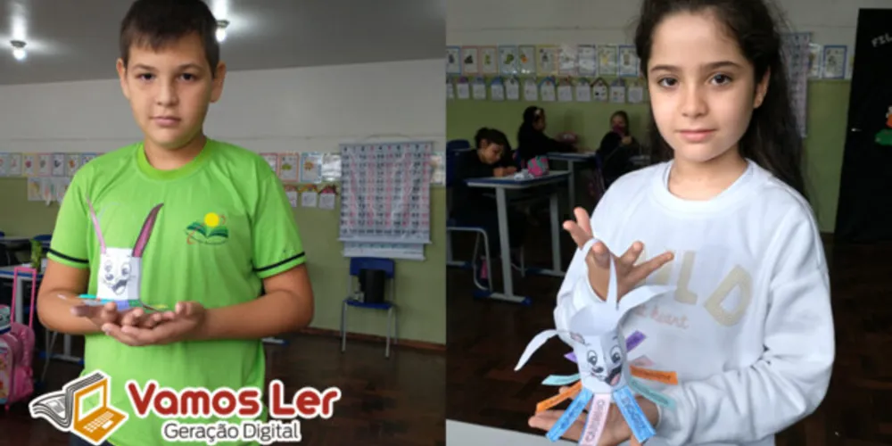 Visando compreender o real sentido da data, nas aulas de Arte as crianças realizaram várias atividades relacionadas aos símbolos da Páscoa