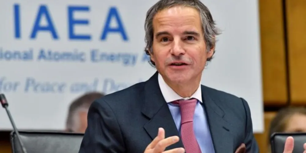 Diretor-geral da agência nuclear da ONU, Rafael Grossi,  está na Ucrânia