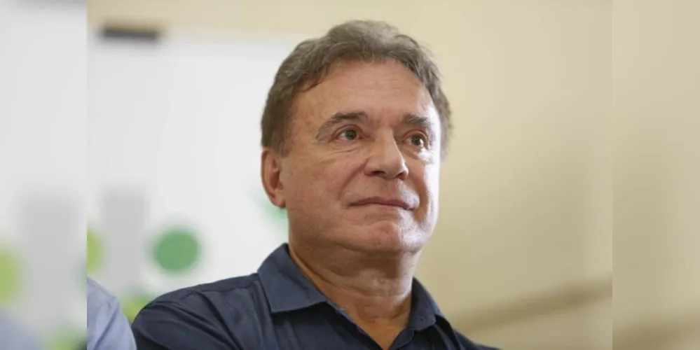 Senador do Paraná e presidente estadual do Podemos, Alvaro Dias.