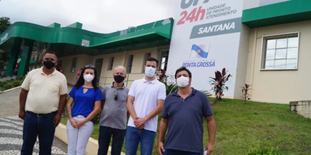 Divo, Joce Canto, Jairton da Farmácia, Filipe Chociai e Ede Pimentel na UPA Santana