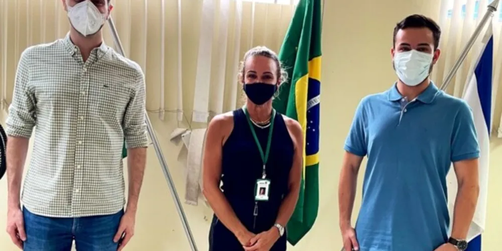 Henrique do Valle, Luciana Sleutjes e Filipe Chociai se reuniram na última sexta (28).