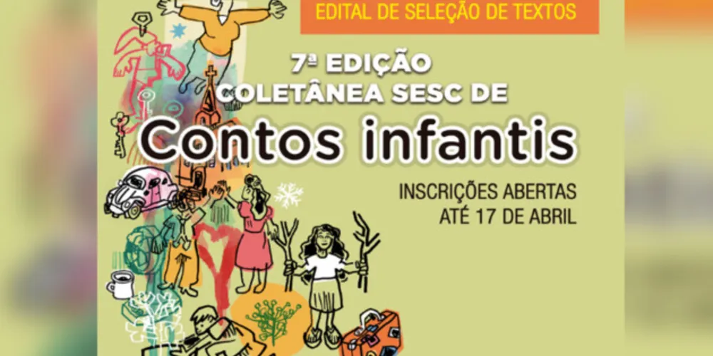 Escritores paranaenses podem inscrever textos até 17 de abril.