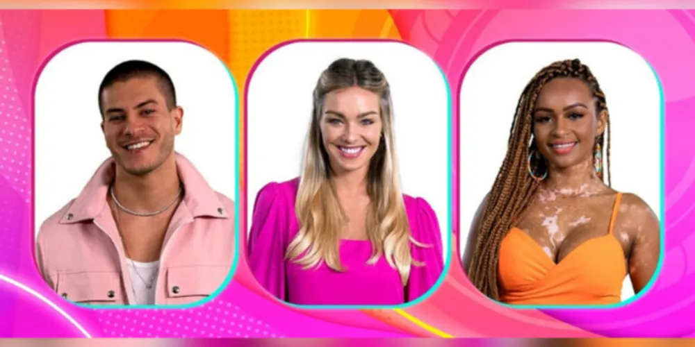 Imagem ilustrativa da imagem BBB 22: Arthur, Natália e Bárbara disputam o paredão