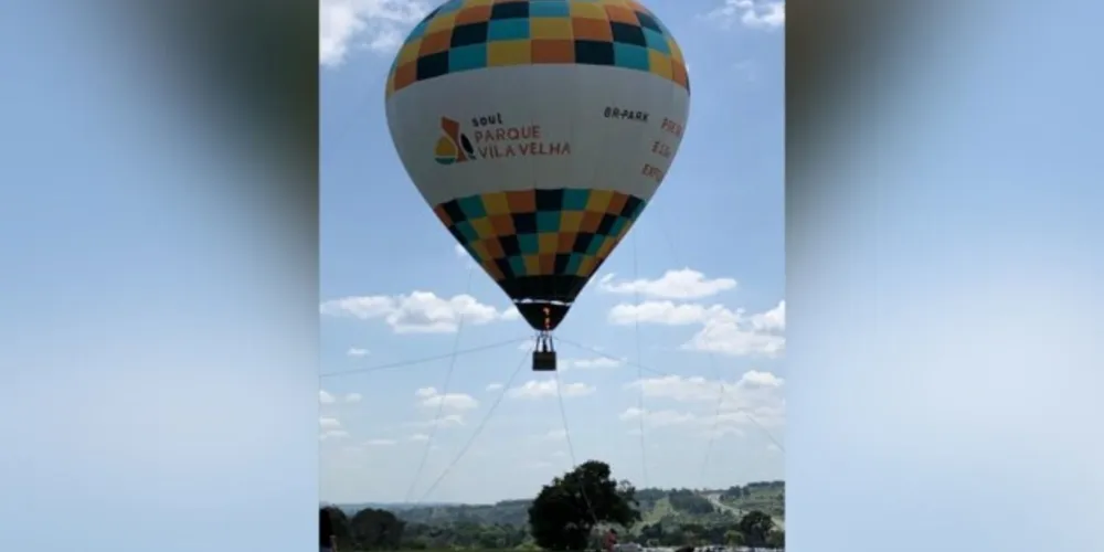 Ponta-grossenses podem apreciar vôo de Balão no próximo dia 05 de março