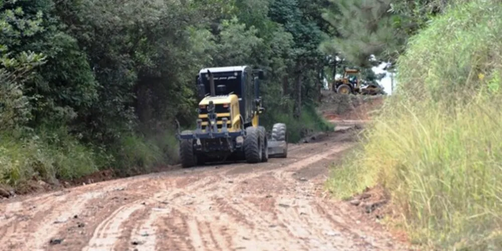 Projeto inclui a conservação de rodovias estaduais não pavimentadas localizadas em Jaguariaíva e Sengés