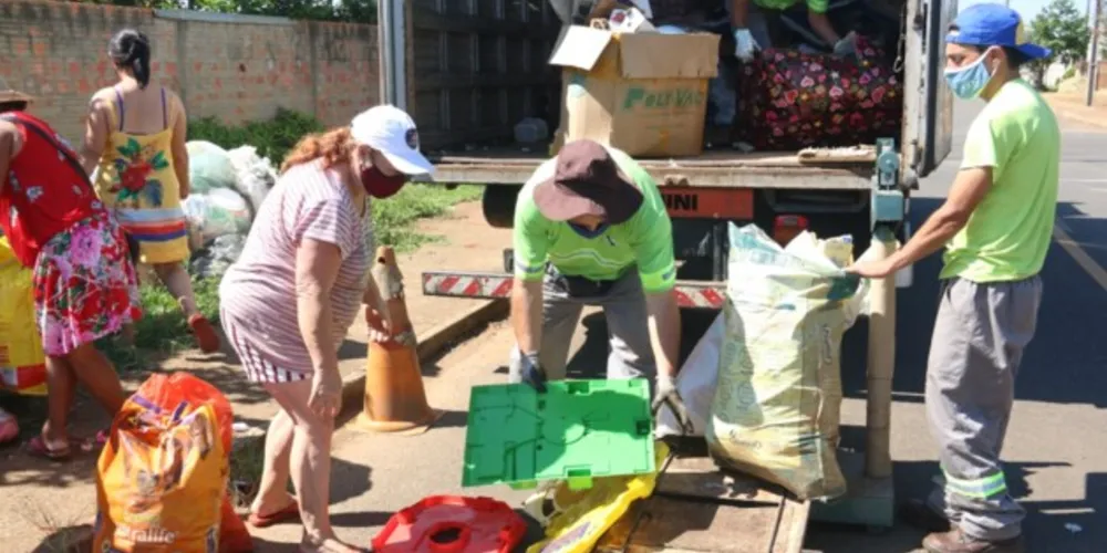 Em 1º de março retornam as trocas de 30 quilos de recicláveis pelo 'Vale-Gás'.