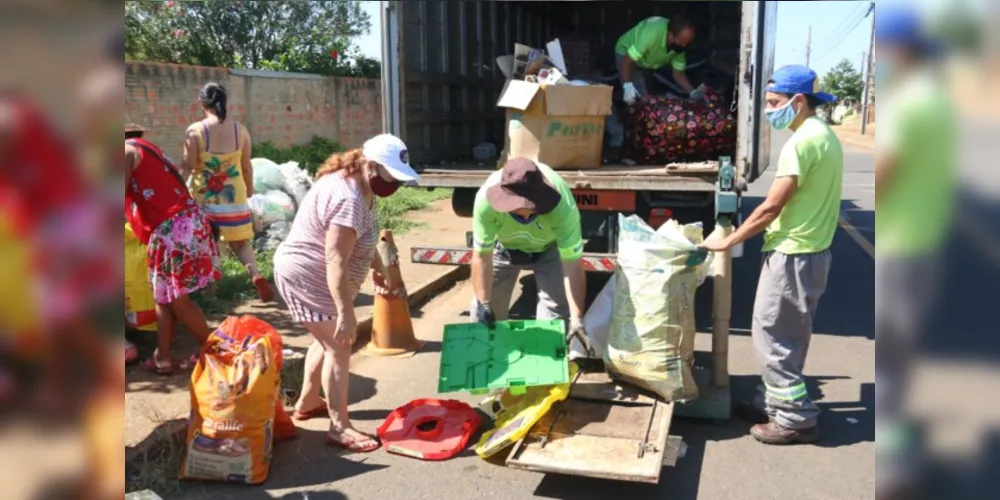 Em 1º de março retornam as trocas de 30 quilos de recicláveis pelo 'Vale-Gás'.