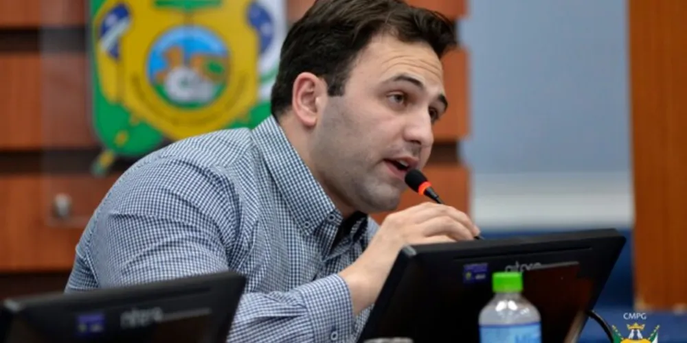 Vereador da cidade de Ponta Grossa, Felipe Passos (PSDB).